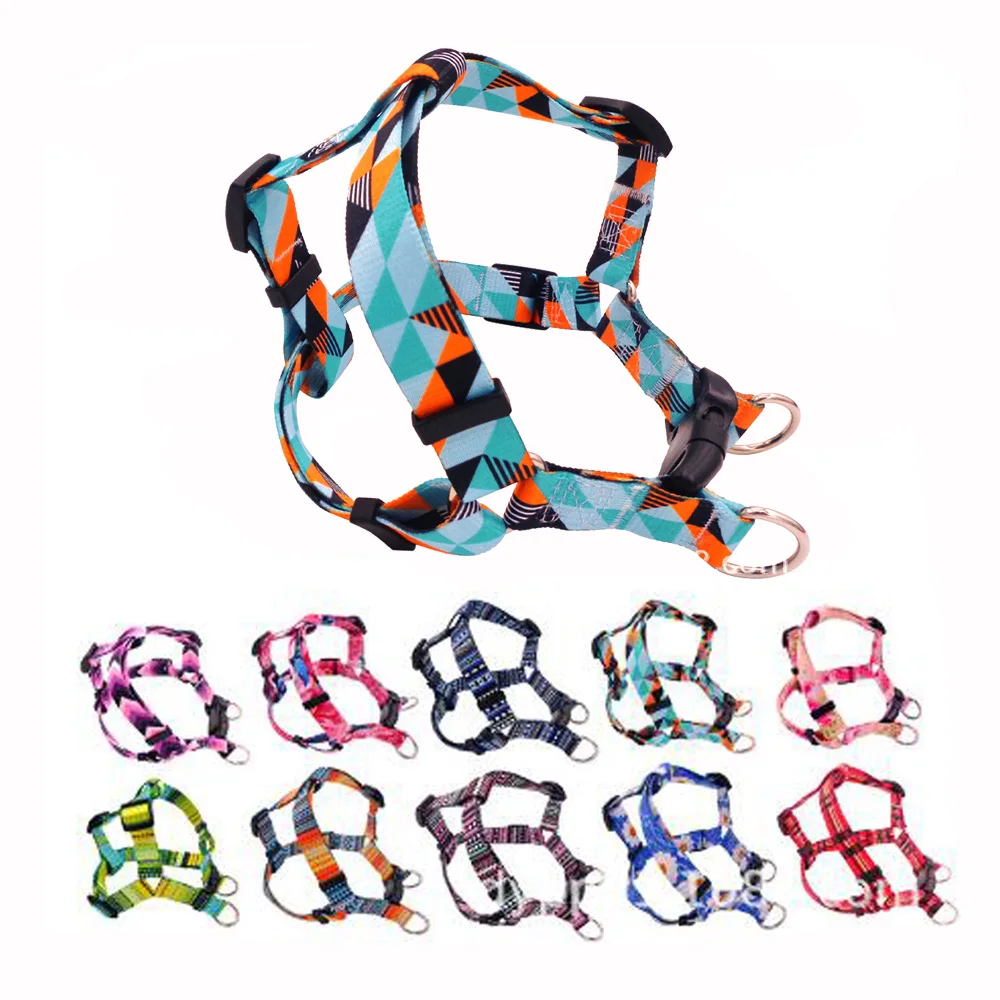 

Light Weight Dog Harness Adjustable Comfortable Control Basic Pet Halter Harnesses For Small Medium Large Dogs Walking Training