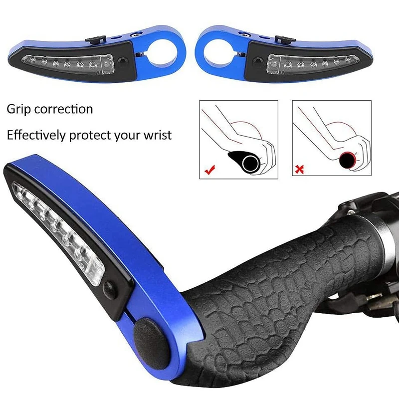 

Дополнительная подставка для велосипеда, руль со светодиодсветодиодный поворотниками на солнечной батарее, водонепроницаемая ручка для е...