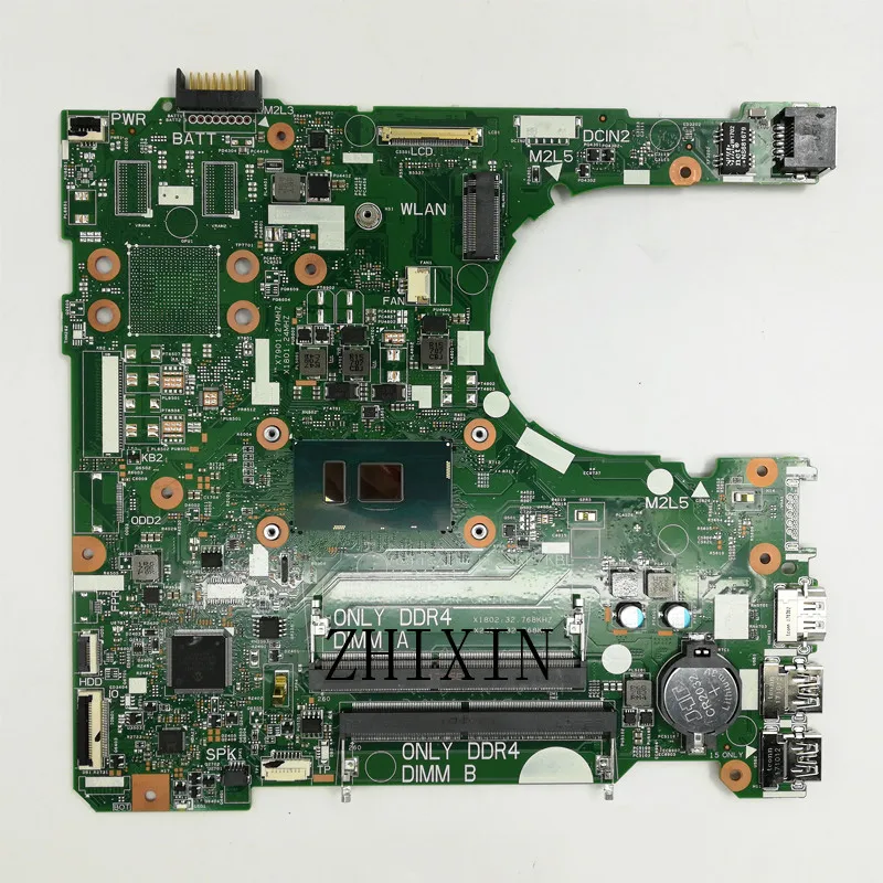 Yourui для Dell 3568 3468 Материнская плата ноутбука CN-02HKXD 02HKXD 2HKXD с SR2ZU i5-7200u DDR4 15341-1 100%