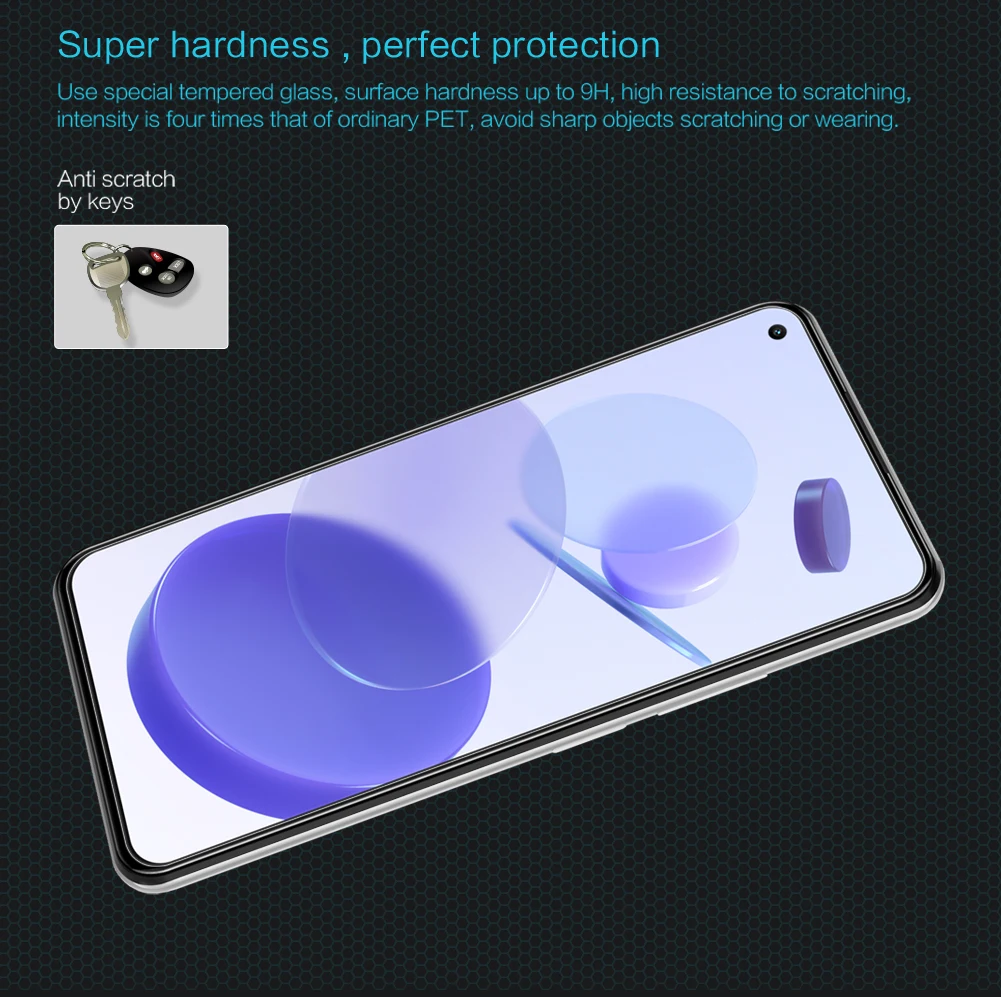 For Xiaomi Mi 11 Lite 5G Tempered Glass 2.5D 9H Arc Edge H / H+Pro Anti-burst Glass For Xiaomi 11 Lite 4G Screen Protector
