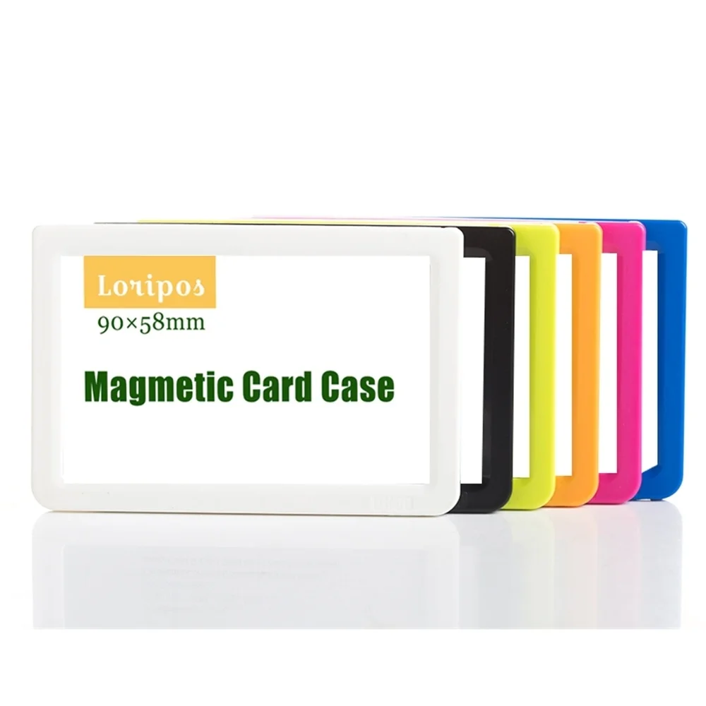 90*58mm Magnetic Case Card Display Rack Label Tag Sign Holder Fridge Magnet Frame Metal Shelf Price Talker Magnetic Tag Pop