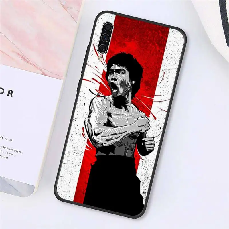 

Bruce Lee Kung Fu star Phone Case For Samsung galaxy A S note 10 7 8 9 20 30 31 40 50 51 70 71 21 s ultra plus
