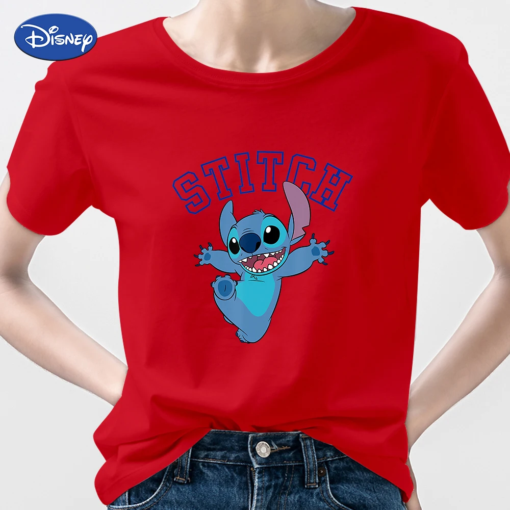 

Stitch Disney T Shirt Women Have A Nice Day Chrismas Holiday Matching Fashion Young Casual Urban Harajuku 2022 Oversize Hipster