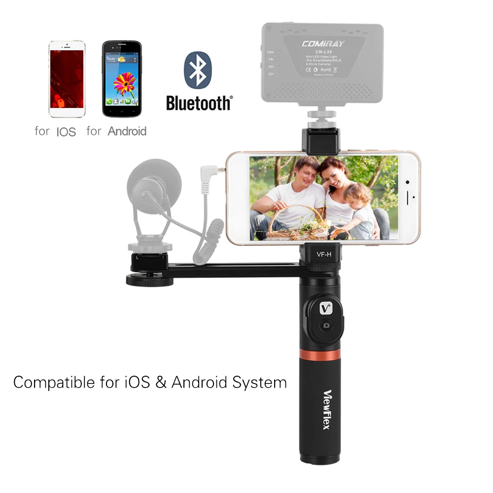 VF H4 с креплением на горячий башмак пульт дистанционного управления смартфон