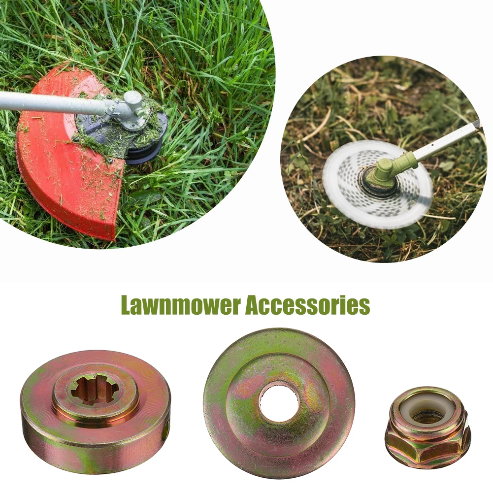 

3Pcs Practical Steel Wire Trimmer Head Nut Fixing Kit Brushcutter Trimmer Gearbox Tool Set for Lawnmower Brush Cutter