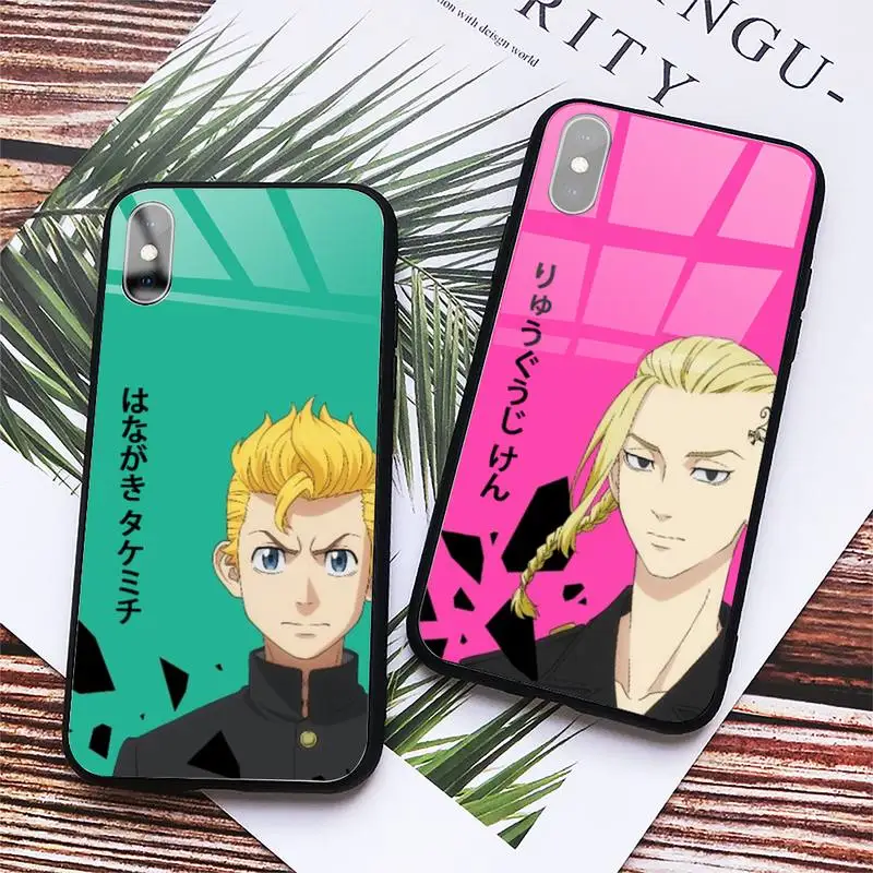 

Tokyo Revengers Japan anime Phone Case Tempered glass For iphone 6 7 8 plus X XS XR 11 12 13 PRO MAX mini