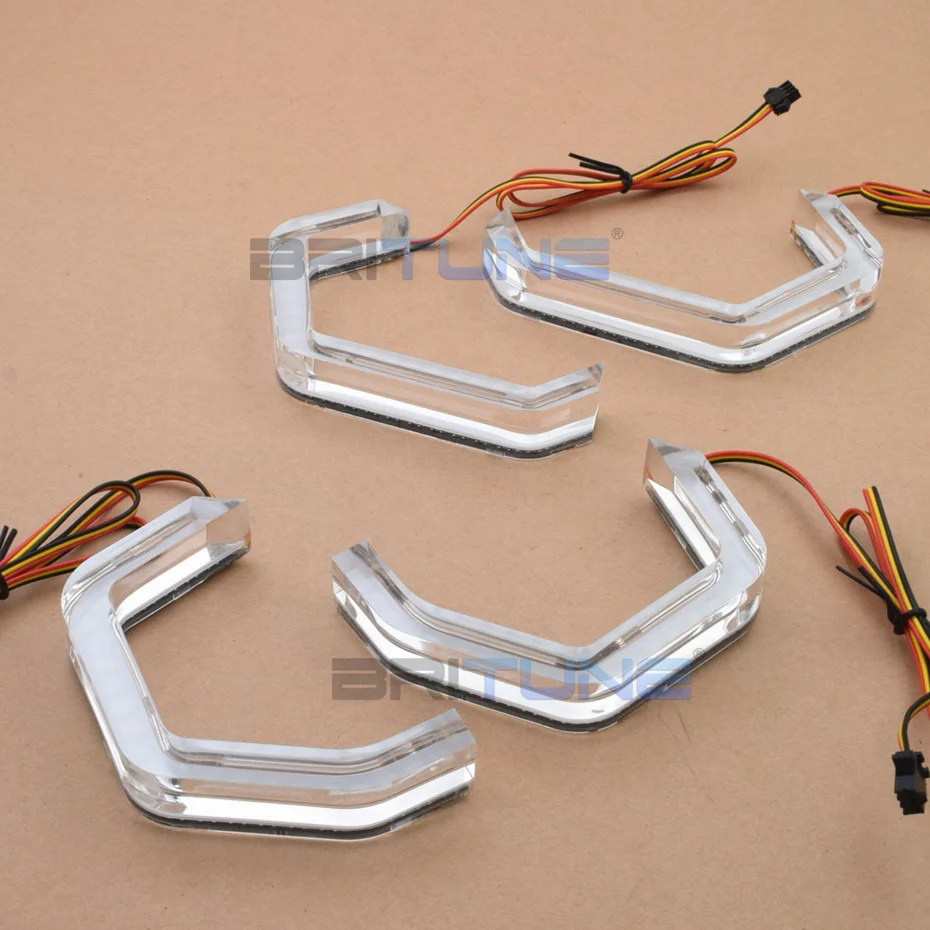 RGB ангельские глазки светодиодный огни для BMW E90 E91 E60 M4 E61 F34 F32 F10 F30 F31