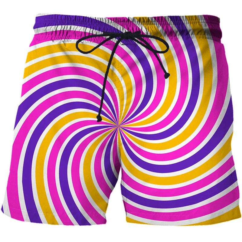 Dazzle color 3D printing Vortex Swimwear Swim Shorts Trunks Beach Board Shorts Swimming Pants Swimsuits Mens Running Sports