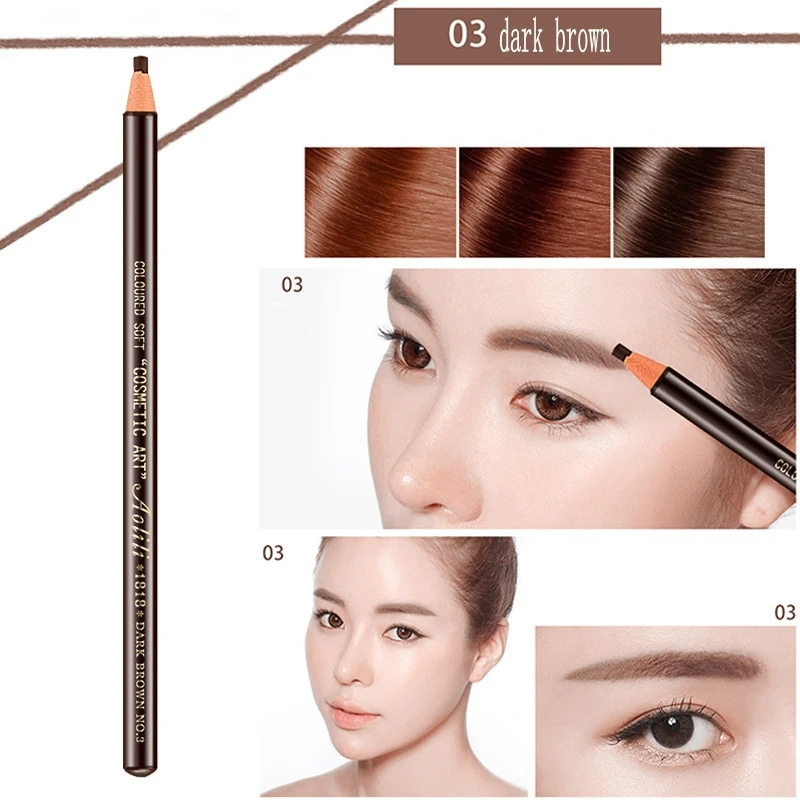 1 шт. отшелушивающая ручка для татуажа бровей водостойкая Перманентная черная