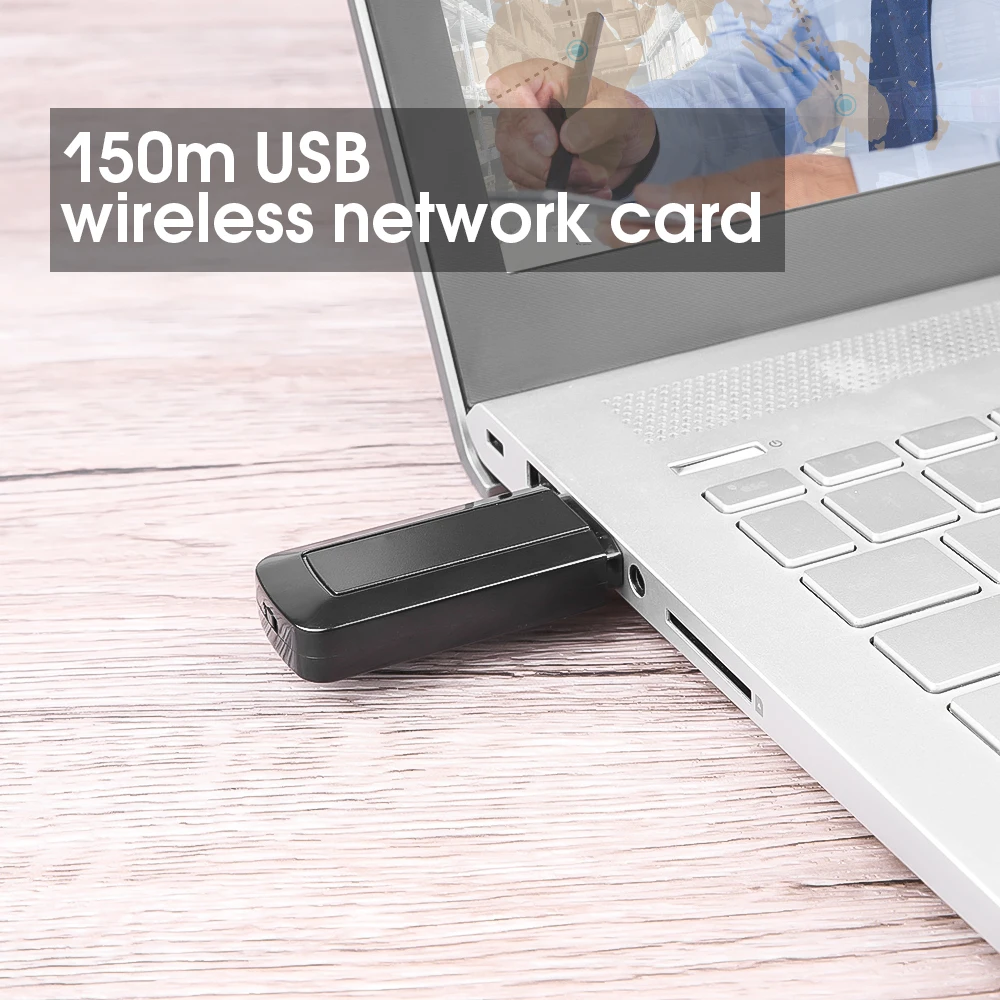 Беспроводной мини адаптер Wi Fi RaLink RT3070 150 Мбит/с 802.11n Nano USB для Windows