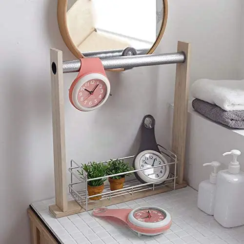 Уникальный дизайн силиконовые водонепроницаемые мини часы для ванной