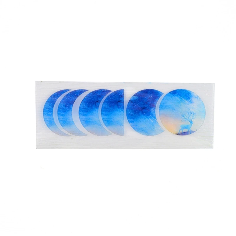 

Moon Phase Pendant Resin Mold Crescent Moon Geode Agate Silicone Mold Lunar Eclipse Quarter Full Moon Plant Craft Tools