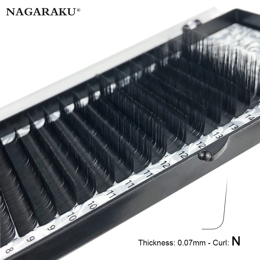 NAGARAKU Новое поступление N curl M искусственная норка Индивидуальные ресницы