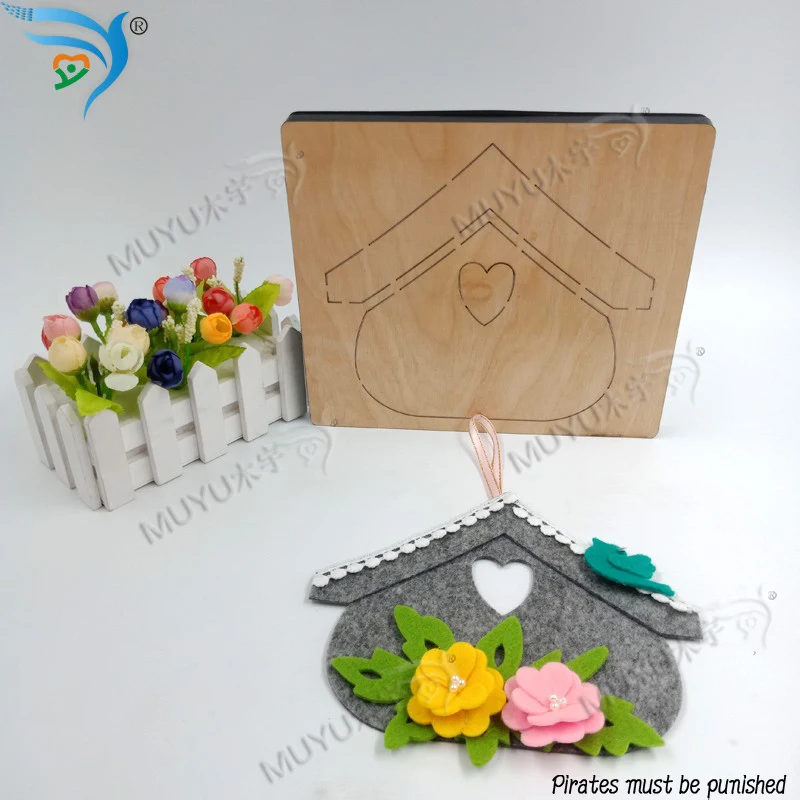 Дом семья кулон новая деревянная форма вырубки для скрапбукинга Thickness-15.8mm S680