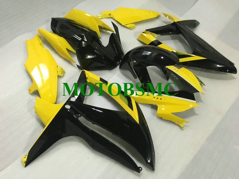Обтекатель мотоцикла комплект для GSXR600 750 K8 08 09 GSXR 600 GSXR750 2008 2009 ABS Топ желто черные