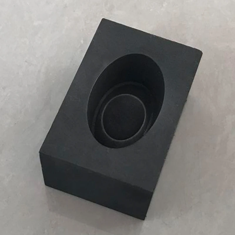

Silver Gold Ingot Shape Mold Graphite Crucible Mold Melting Gold Silver nonferrous Metal Casting Refining Jewelry Tools