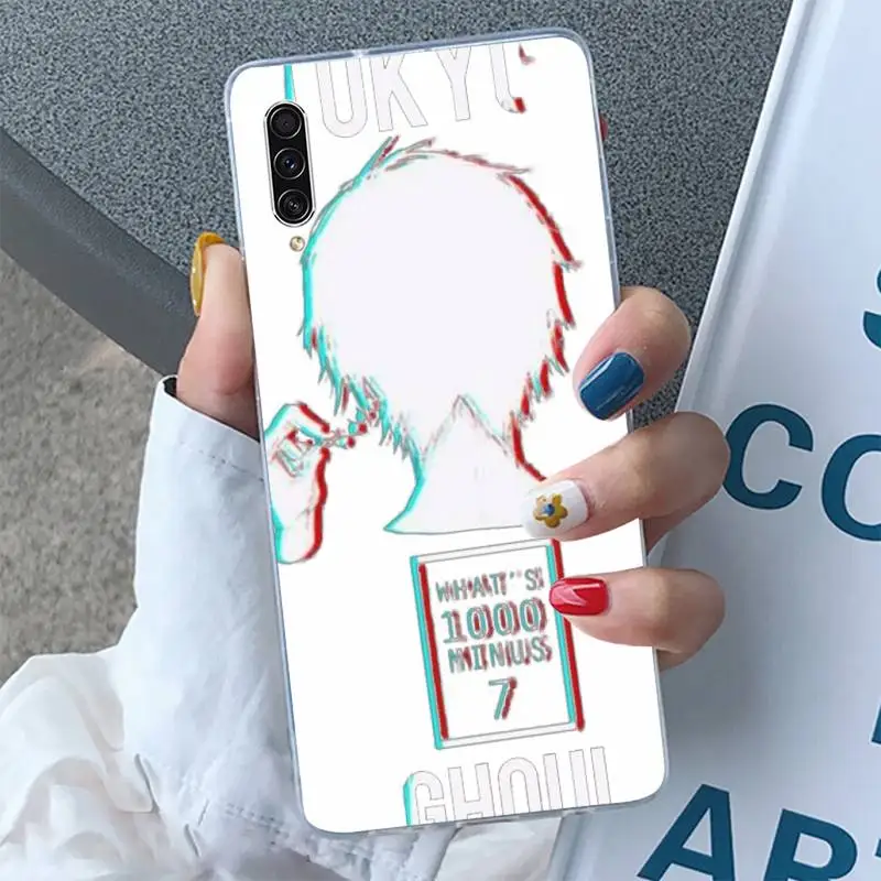 

Tokyo Ghouls kaneki ken anime Phone Case Transparent for Samsung A 71 51 21S S 20 fe 10 9 8 plus xiaomi 11 redmi note 9 8 s pro