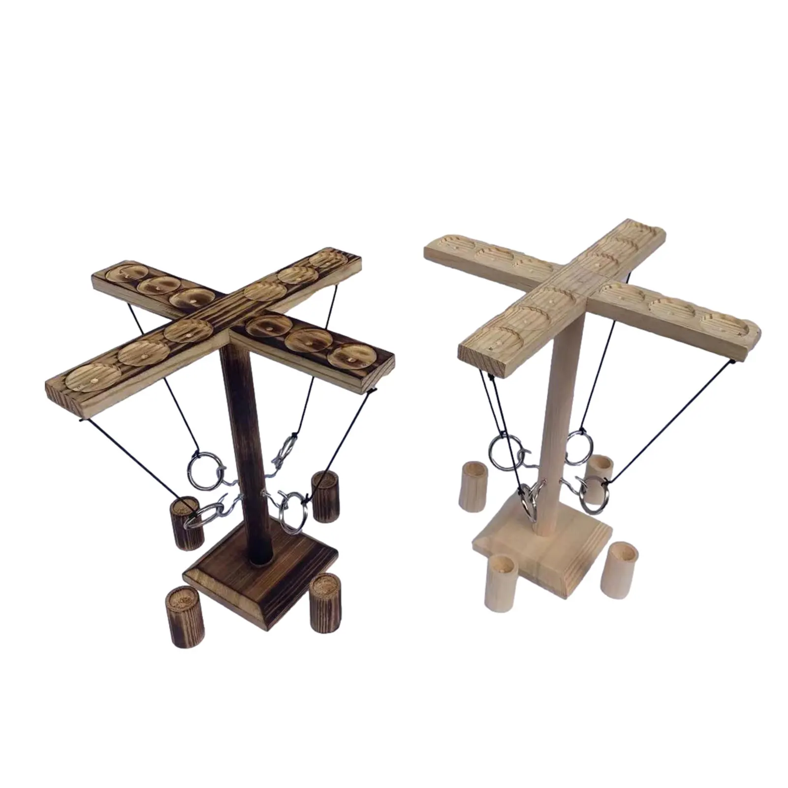 

Drinking Game The 4-person Hand-made Wooden Loop Throwing Hook Game In The Bar Wooden Board Game Children Adult Party Games 2022