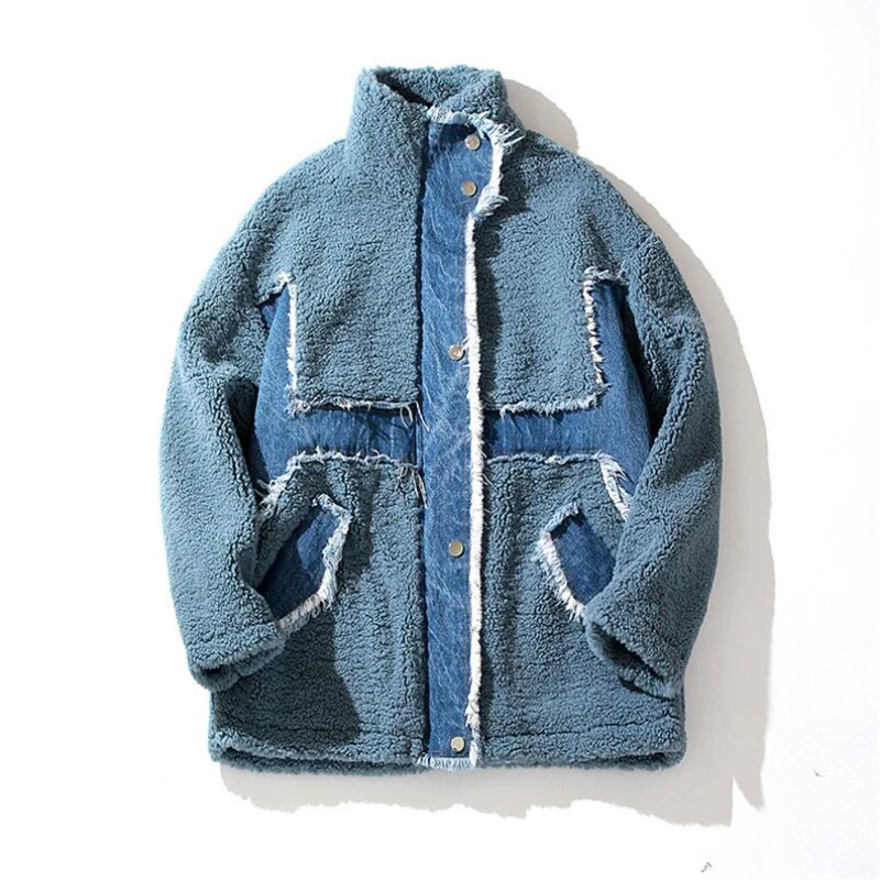 Женское кашемировое толстое теплое пальто из овечьей шерсти Осень-зима мягкие