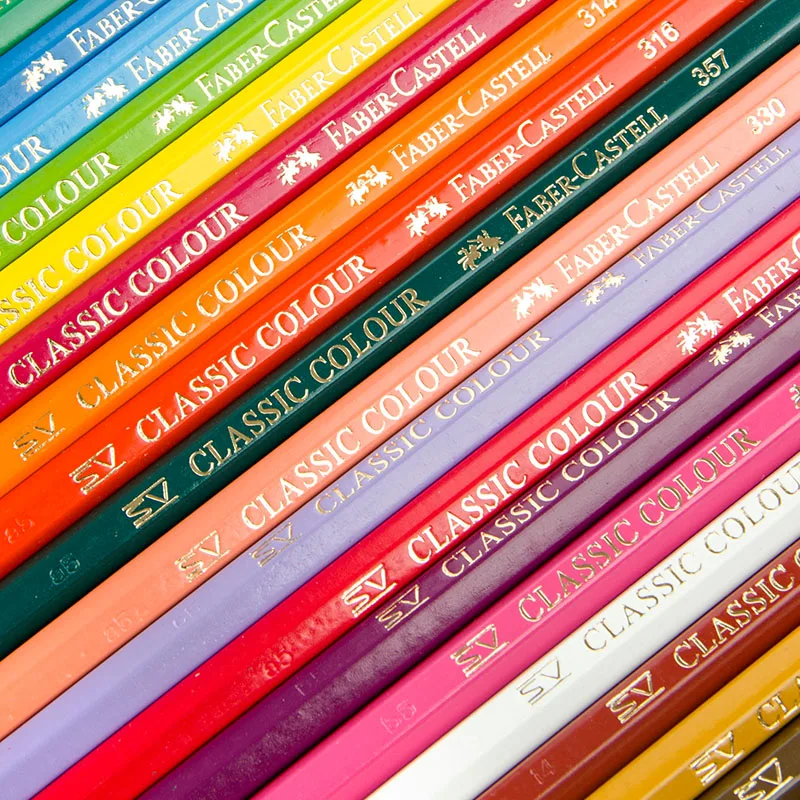 1 компл. Faber-Castell Knight 12/24/36/48/60 Классическая искусственная живопись