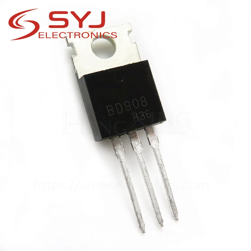 

10pcs/lot BD908 TO-220 15A 45V new original In Stock