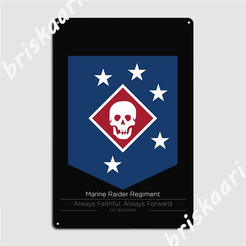 

Постер Marine Raider полк, металлический плакат, клубный бар, Классический настенный плакат, кинотеатр, кухня, жестяные плакаты