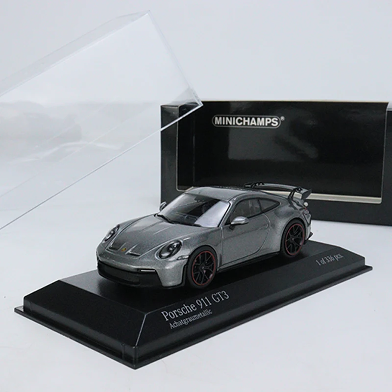 

MINICHAMPS 1:43 PORSCHE 911 (992) GT3 модель автомобиля из сплава литой коллекции автомобилей-агат серый металлик