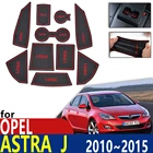 Противоскользящий резиновый коврик для подстаканника, дверной паз, коврик для Opel Astra J Vauxhall Holden 2010  2015, аксессуары, коврик для телефона 2011 2012 2013