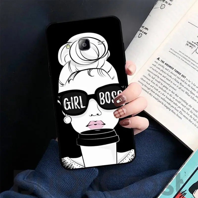

Boss Girl Lady Pattern Phone Case For Samsung galaxy A6 A10 A20 A30 A50 A51 A71 note 10 plus