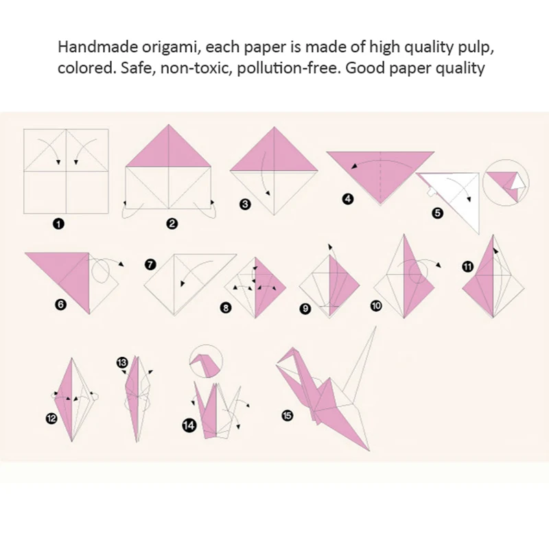 50 шт. детская складная крафт-бумага сделай сам квадратная Цветочная бумага