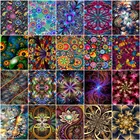 HUACAN DIY рамка живопись по номеру красочные цветочные наборы акриловая Ручная роспись картина по номеру рисунок на холсте домашний Декор подарок