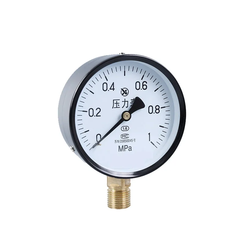 Измеритель давления воды Y100 барометр с пружинной трубкой 1 МПа различные