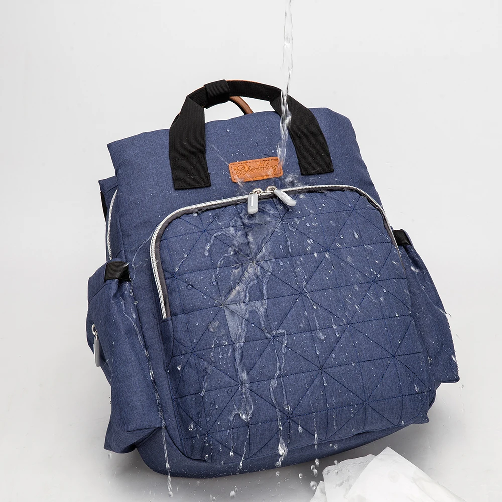 Большая емкость USB подгузник сумка органайзер водонепроницаемый мама дорожный