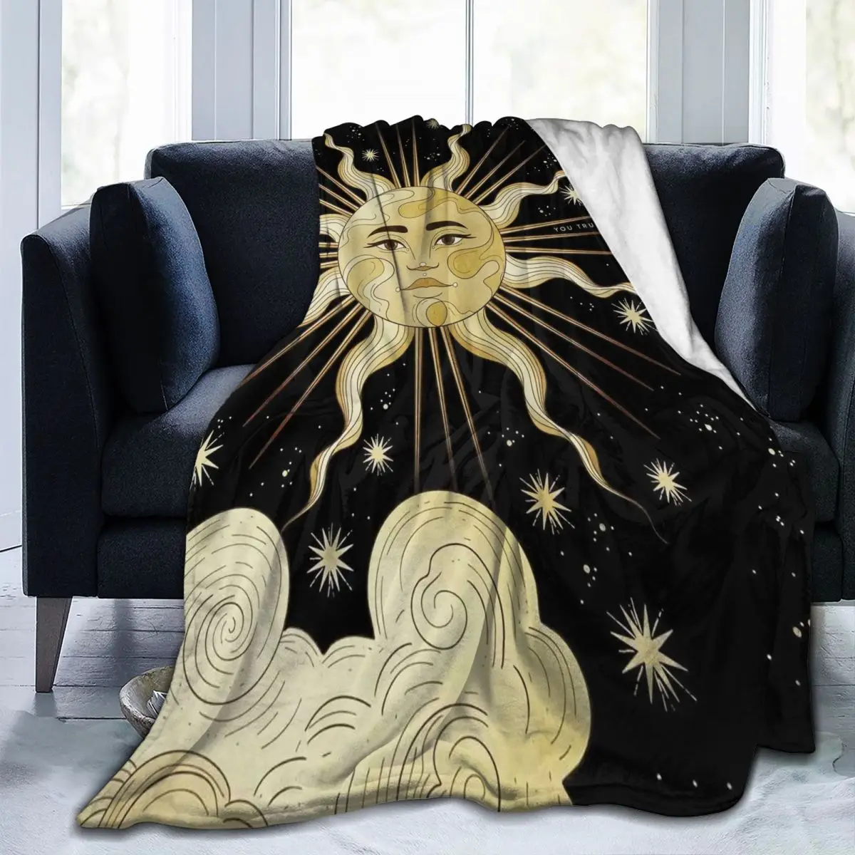 

Одеяло из хлопка с рисунком Мандала Таро карточка гадания ведьмастерская переносное Фланелевое покрывало для путешествий