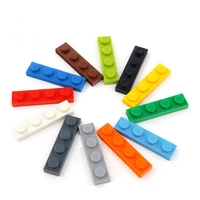 20pcs diy building blocks thin figures bricks 1x4 educational creative size bricks bulk model kids plastic toys for child