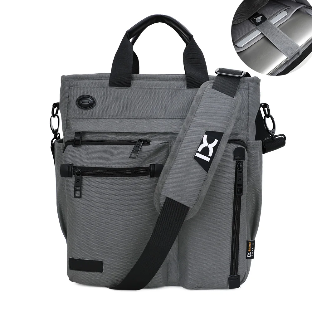 Деловая сумка для мужчин двухсторонняя городская на ремне Ipad повседневный