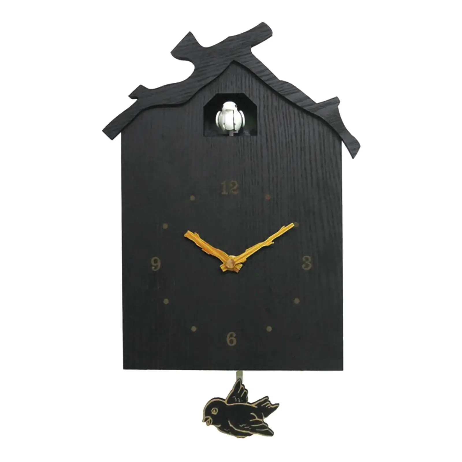 

Cuckoo House Wall Clock Swinging Pendulum Wallclock Watch for Living Room Dining Room Kids Bedroom Decoration cuckoo clock