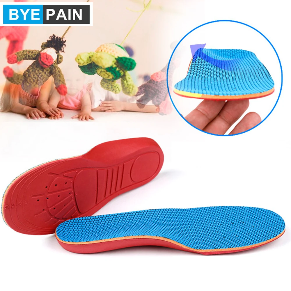 

1Pair Kids Children Orthopedic Insoles for Flat Foot Arch Support Orthotic Pads Correction Feet Care Insole Shock Absorption