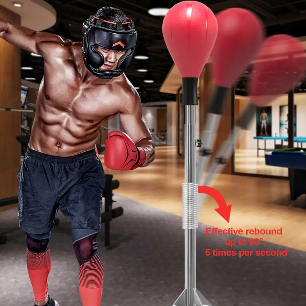 

Боксерский скоростной боксерский мешок с регулируемой высотой