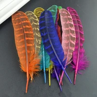 100pcslot natural female pheasant feathers for carfts 4 610 15cm wedding feathers decoration feather decor plumas carnaval