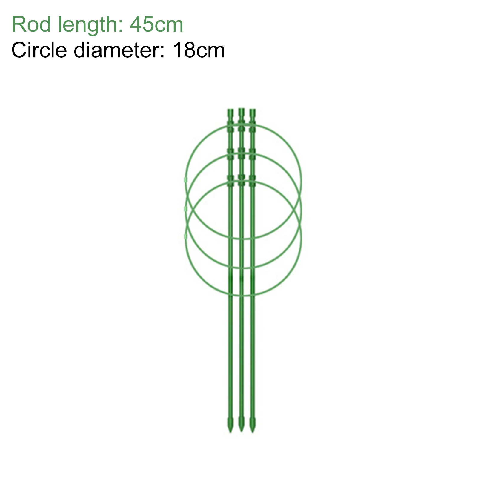 

45/60/75/90cm Plants Climbing Frame Flower Stand Gardening Supplies #W0