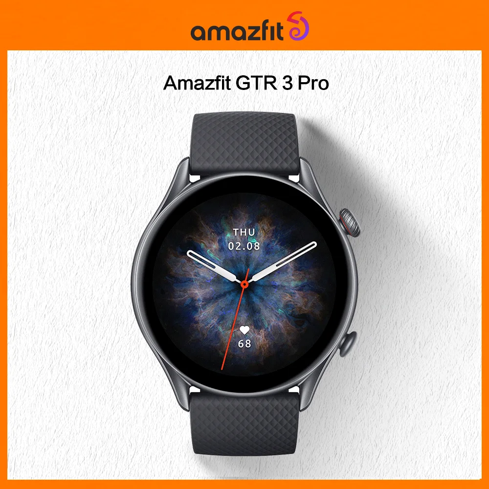 

New 2021 Amazfit GTR 3 Pro GTR3 Pro GTR-3 Pro Smartwatch AMOLED Display Zepp OS App 12-day Battery Life Watch for Andriod