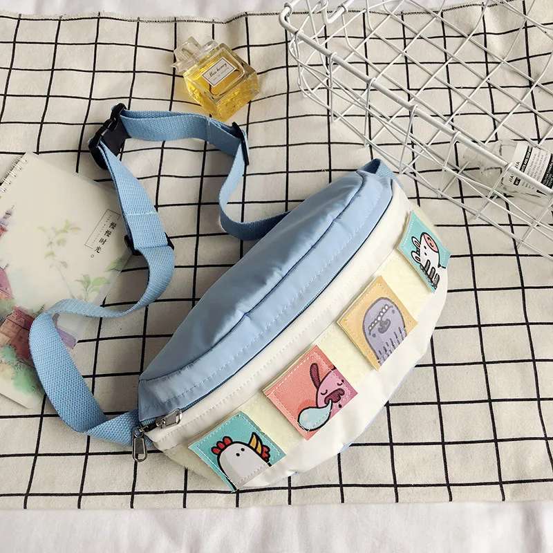 

Chest Bag Versatile Student Waist Bag Cartoon Girl Messenger Bag Purses and Handbags Luxury Designer Bag Handbags for Women 2020