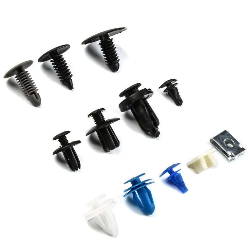 100 шт. 12 типов зажимов автомобильный бампер внутренняя отделка дверные панели