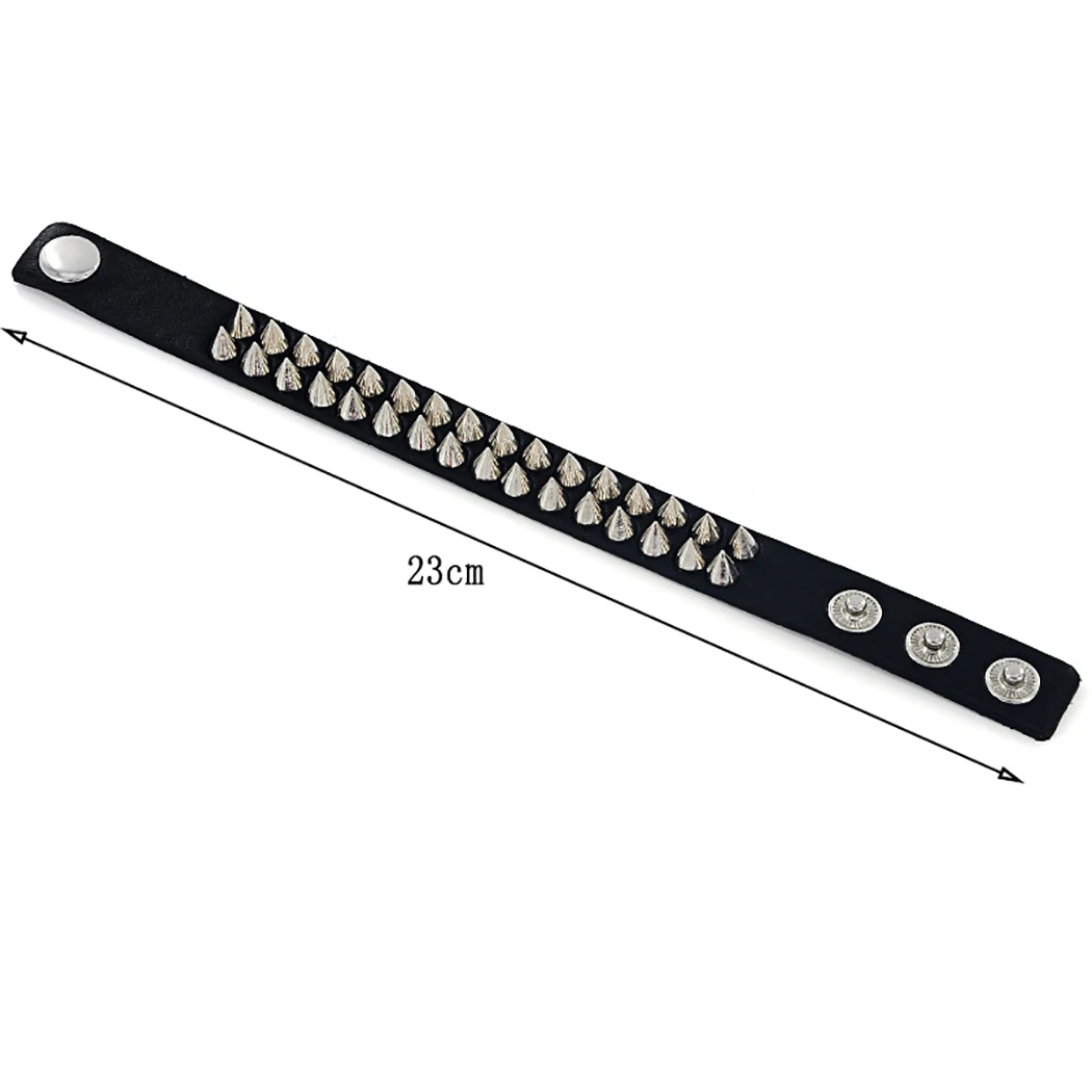 Браслет-гвоздик в готическом стиле для мужчин и женщин изящный заклепки-шипы из