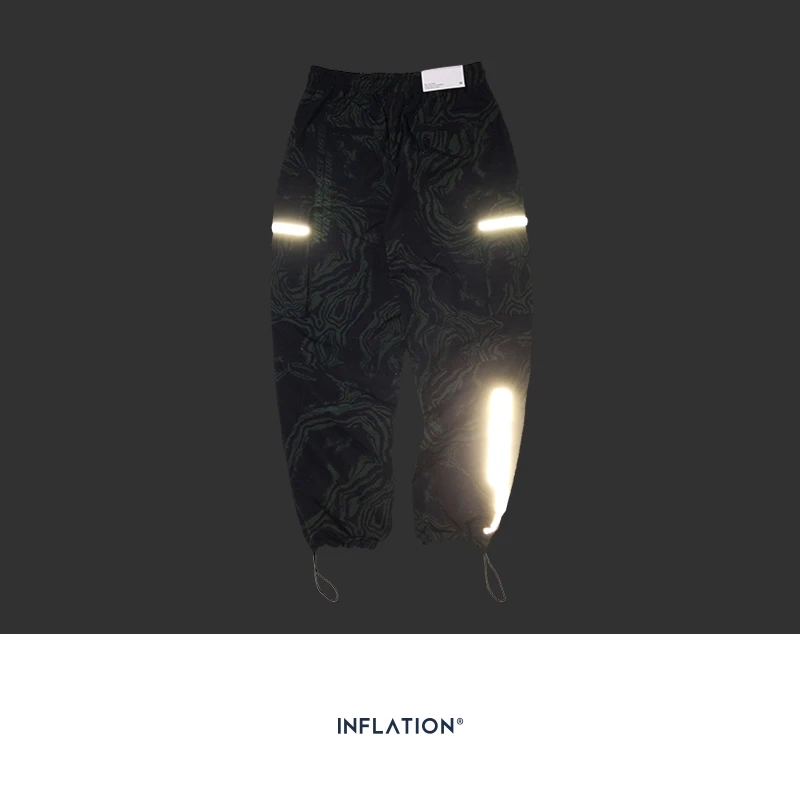 INFLATION 2019 осенние мужские штаны для бега темно камуфляжные повседневные брюки