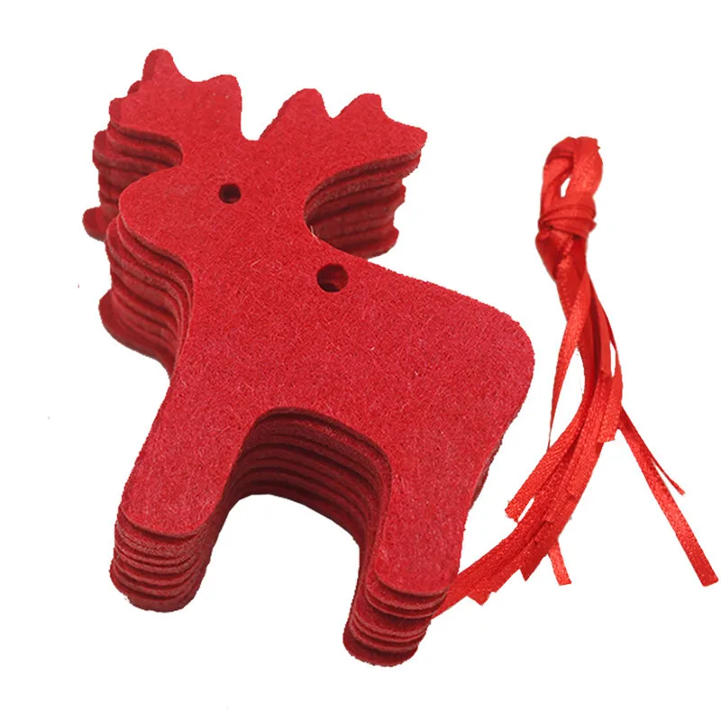 10 шт рождественские Войлок баннеры подвесные гирлянды для вечерние украшения