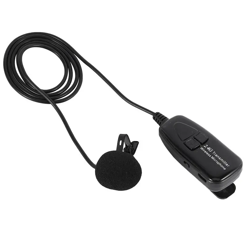 Профессиональный петличный микрофон 2 4G для камеры на большие расстояния