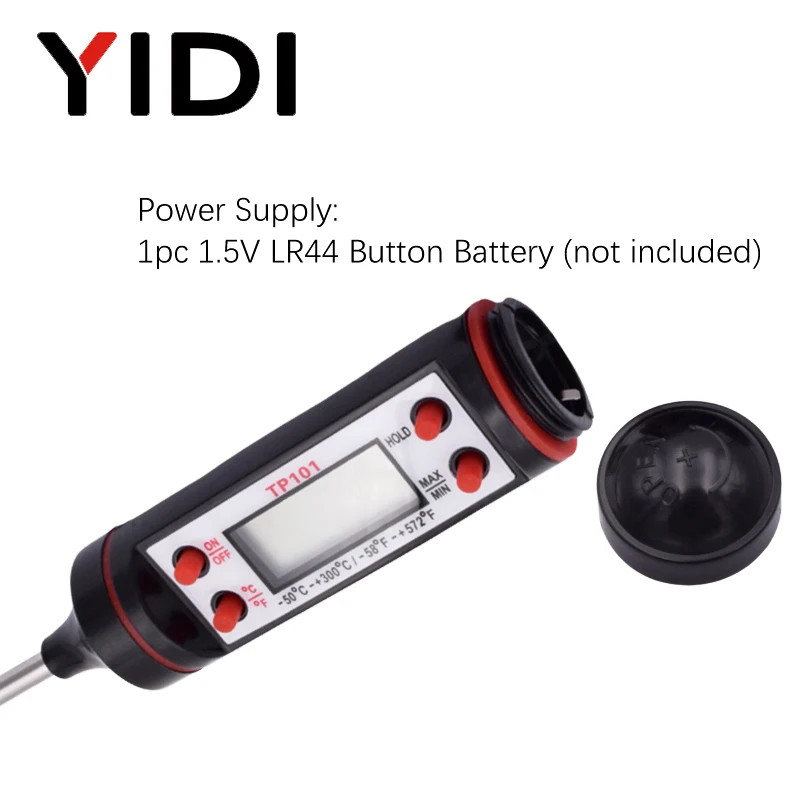 Цифровой термометр для барбекю и мяса кухонный измеритель температуры воды