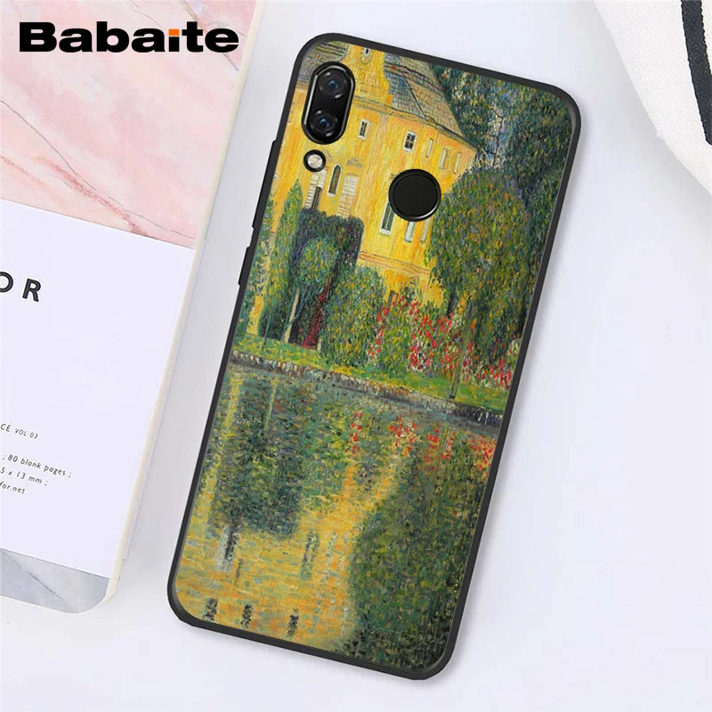 Babaite Kiss Gustav Klimt Ван Гог Звездная ночь звезда чехол для телефона для Xiaomi Redmi8 4X 6A S2 Go Redmi 5 5Plus Note4 5 7 Note8Pro